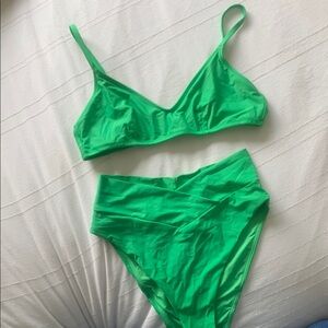 Vibrant Green Bikini Set